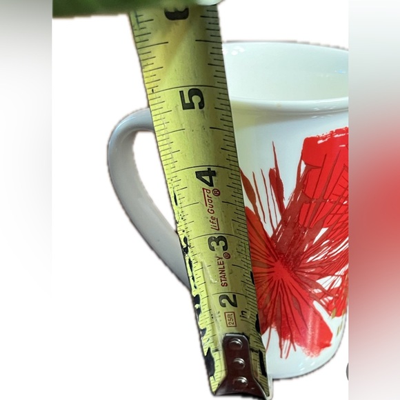 Vintage Starbucks 10oz cup mug tea coffee white red art design 2014 - Picture 6 of 6